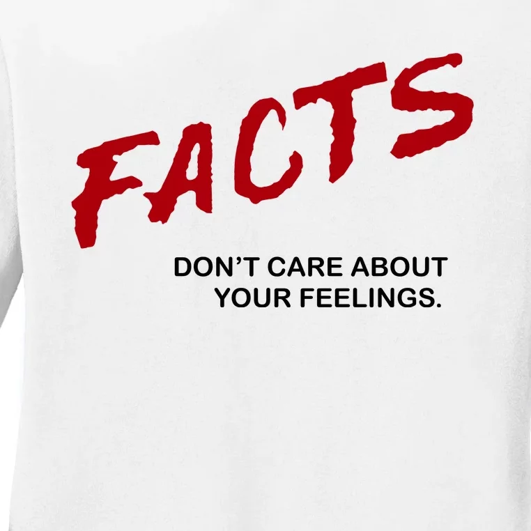 Ben Shapiro Facts Ladies Long Sleeve Shirt