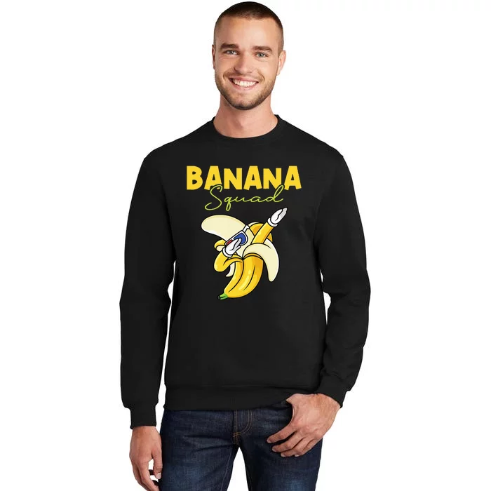 Banana Squad Funny Dabbing Banana Food & Dab Sweatshirt