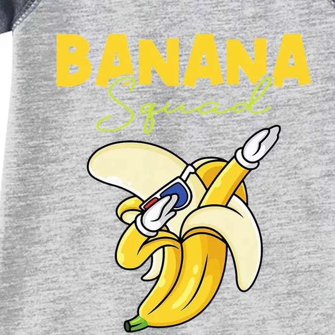 Banana Squad Funny Dabbing Banana Food & Dab Infant Baby Jersey Bodysuit