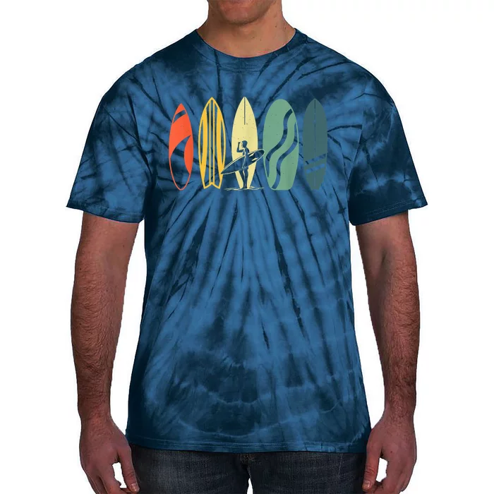 Best Surfboard For Men Women Surfing Surfer Surfboard Tie-Dye T-Shirt