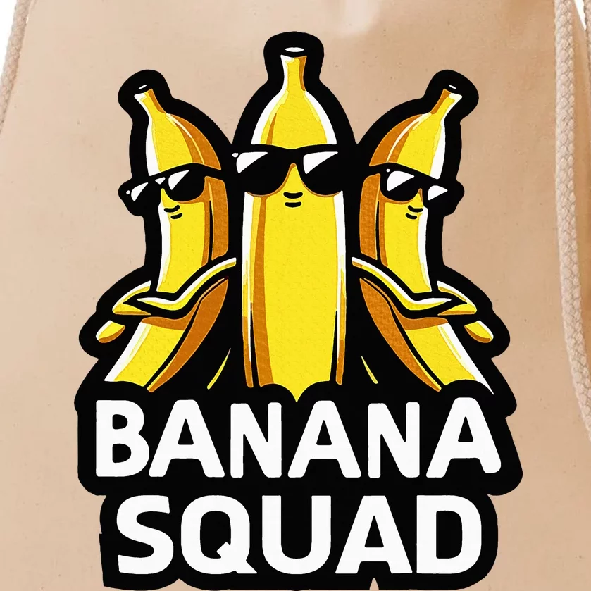 Banana Squad Fruit Banana Lover Team Banana Drawstring Bag