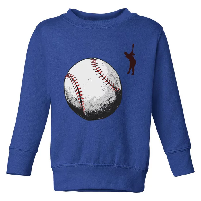 Baseball Softball Fan Batter Pitcher Catcher Trainer Gift Toddler Sweatshirt