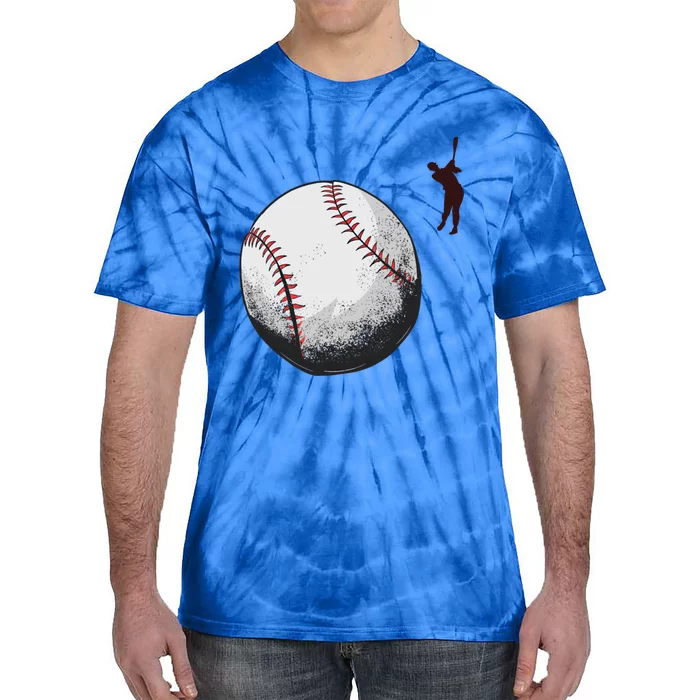 Baseball Softball Fan Batter Pitcher Catcher Trainer Gift Tie-Dye T-Shirt