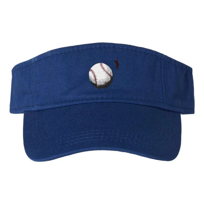 Baseball Softball Fan Batter Pitcher Catcher Trainer Gift Valucap Bio-Washed Visor