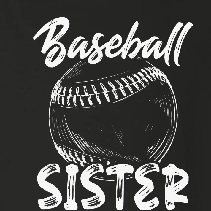 Baseball Sister For  Family Matching Players Team Toddler Long Sleeve Shirt