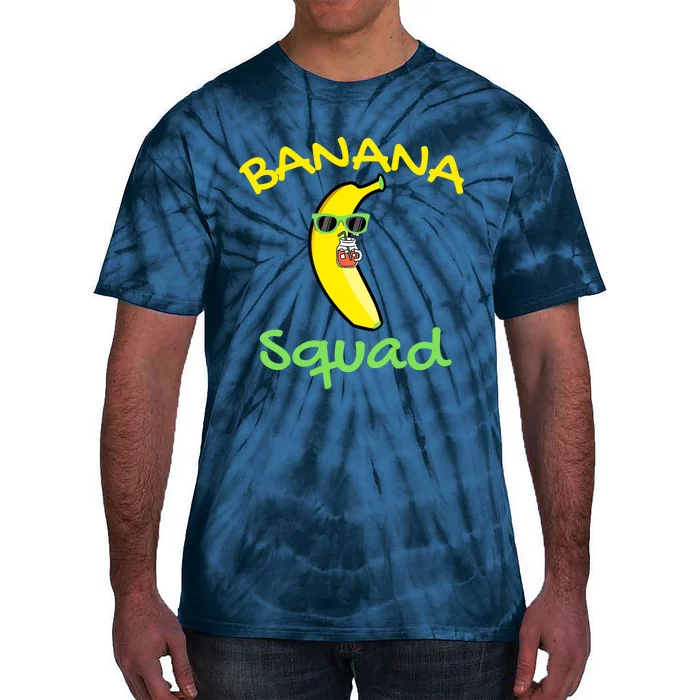 Banana Squad Food Summer Vacation Matching Fruit Lover Party Tie-Dye T-Shirt