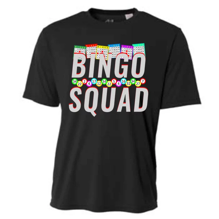 Bingo Squad Funny Bingo Lover Gift Meaningful Gift Cooling Performance Crew T-Shirt