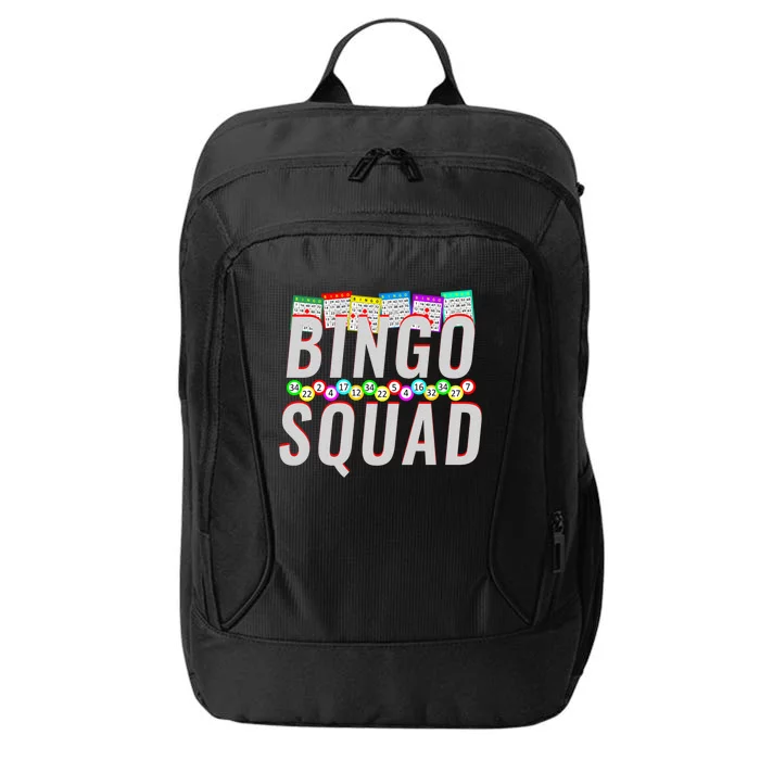 Bingo Squad Funny Bingo Lover Gift Meaningful Gift City Backpack