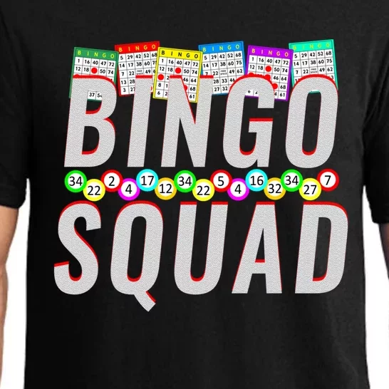 Bingo Squad Funny Bingo Lover Gift Meaningful Gift Pajama Set