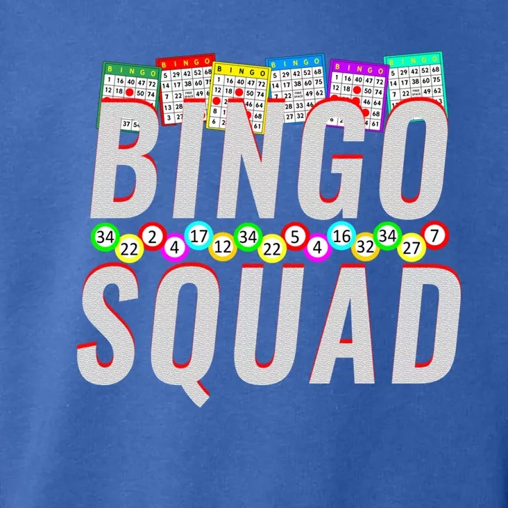 Bingo Squad Funny Bingo Lover Gift Meaningful Gift Toddler Hoodie