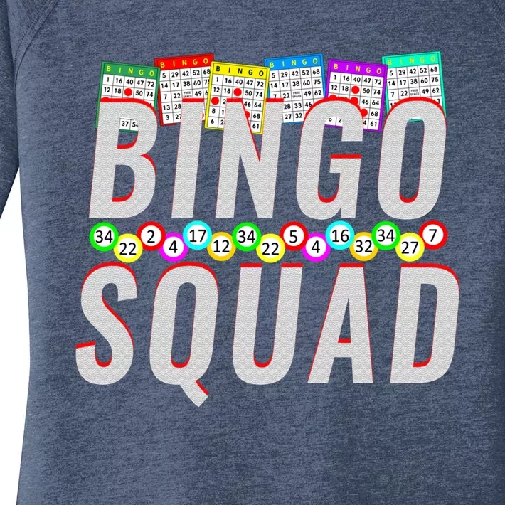 Bingo Squad Funny Bingo Lover Gift Meaningful Gift Women's Perfect Tri Tunic Long Sleeve Shirt