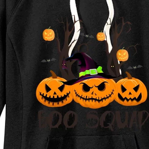 Boo Squad Funny Halloween Cool Gift Women's Fleece Hoodie