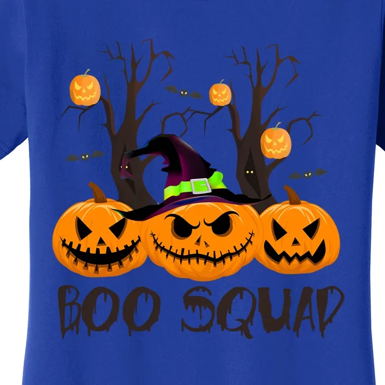 Boo Squad Funny Halloween Cool Gift Women's T-Shirt