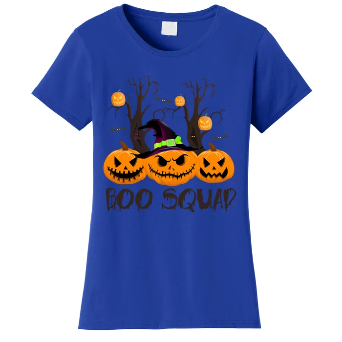 Boo Squad Funny Halloween Cool Gift Women's T-Shirt