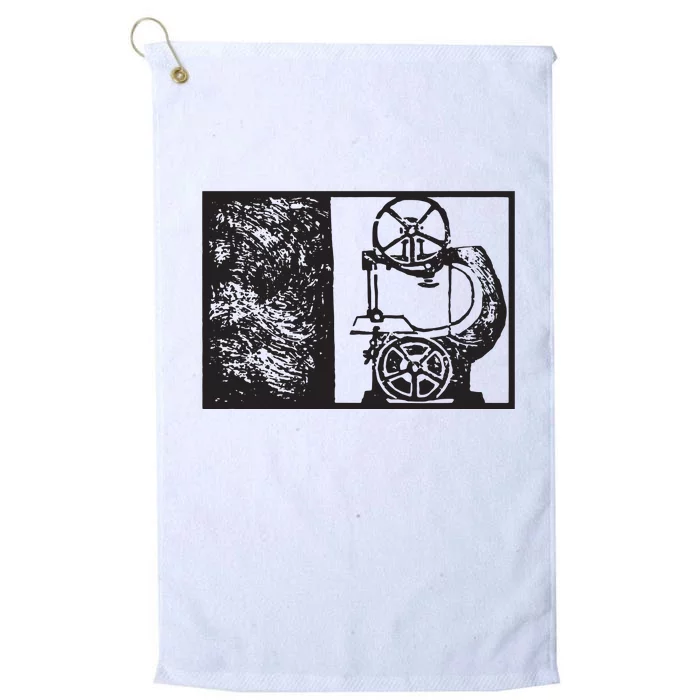 Bandsaw Shirts For Woodworkers And Woodworking Enthusiasts Platinum Collection Golf Towel