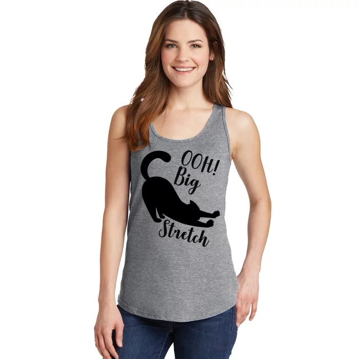 Big Stretch Funny Cat Lover Ladies Essential Tank