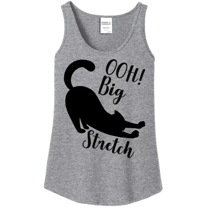 Big Stretch Funny Cat Lover Ladies Essential Tank