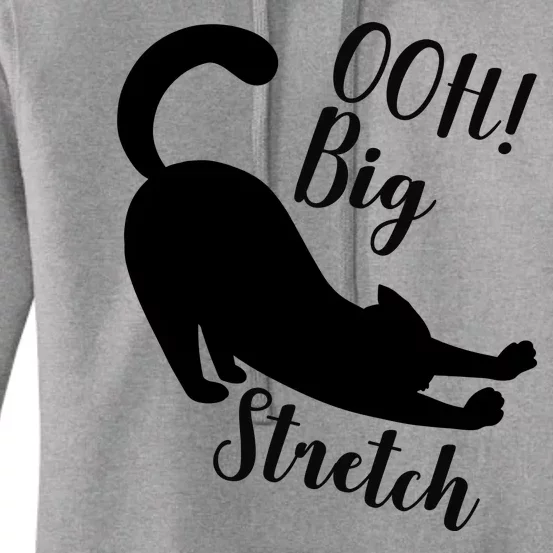 Big Stretch Funny Cat Lover Women's Pullover Hoodie