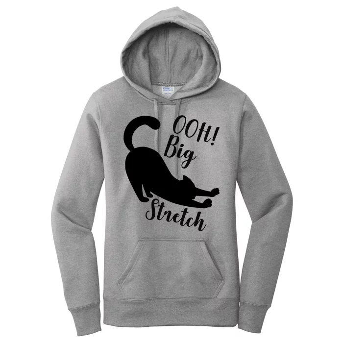 Big Stretch Funny Cat Lover Women's Pullover Hoodie