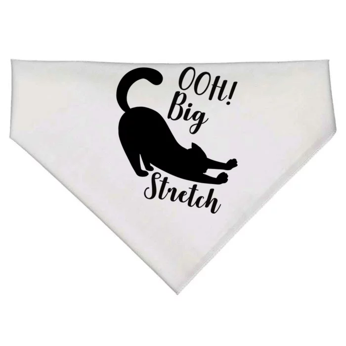 Big Stretch Funny Cat Lover USA-Made Doggie Bandana