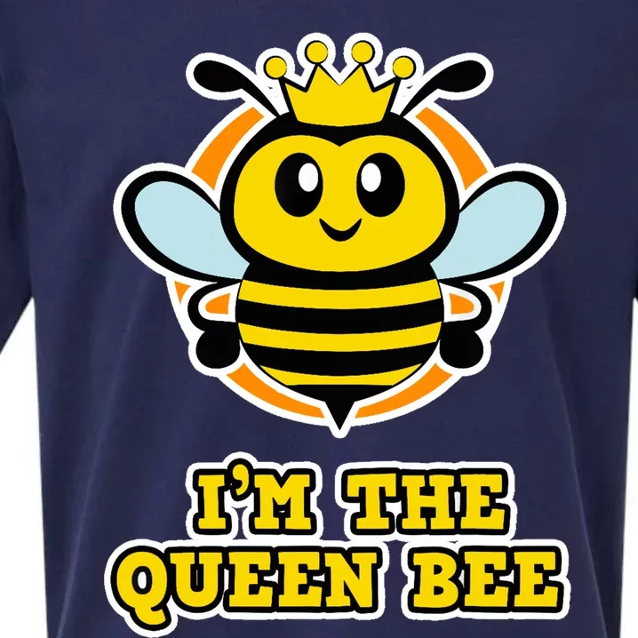 Bee Shirt For Women And Girls I'm The Queen Bee TShirt Sueded Cloud Jersey T-Shirt