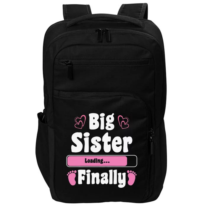 Big sister Finally Pregnancy announcement Big Sister Impact Tech Backpack