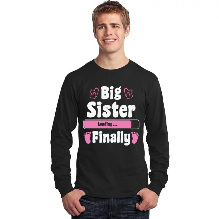 Big sister Finally Pregnancy announcement Big Sister Tall Long Sleeve T-Shirt