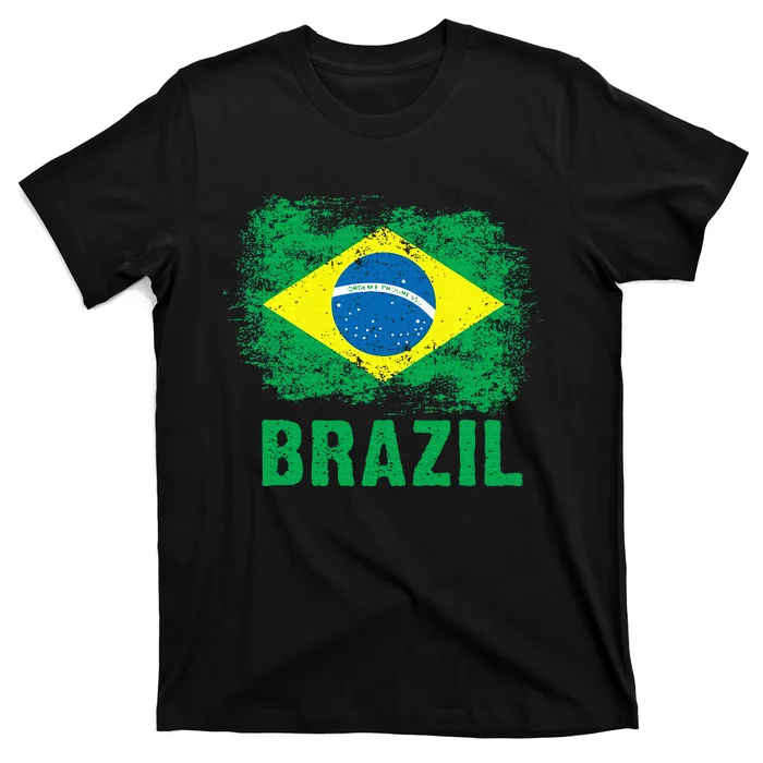 Brazil Soccer Football Brazilian Flag T-Shirt