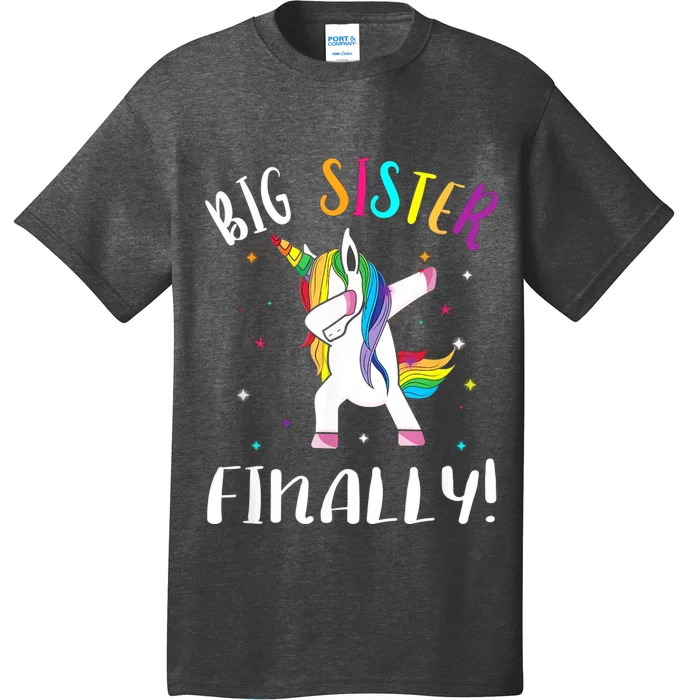 Big Sister Finally Unicorn Unicorn New Big Sister T-Shirt