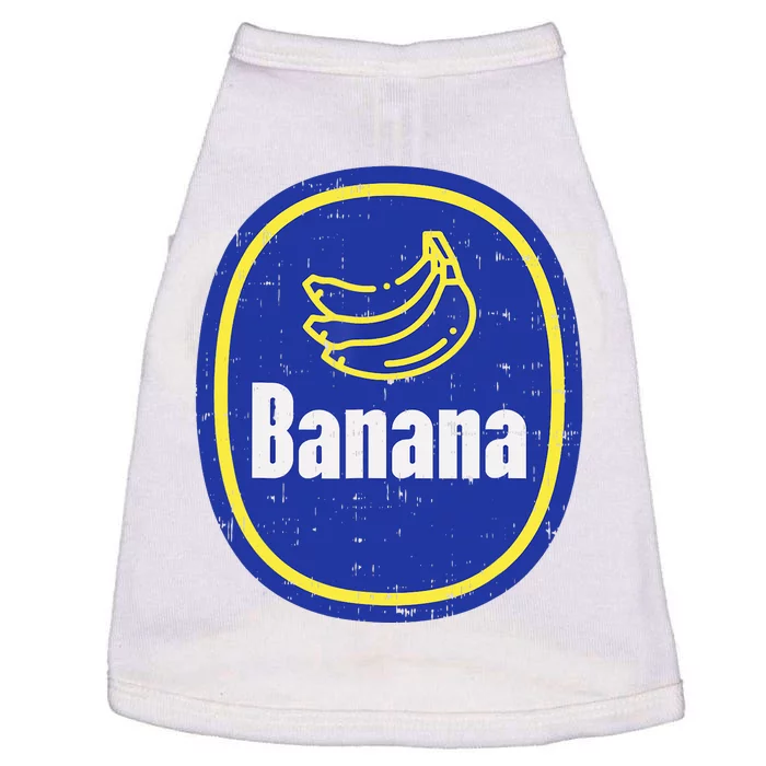 Banana Sticker Funny Fruit Lazy DIY Easy Halloween Costume Doggie Tank