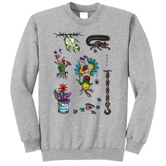 Billy Strings Flash Sheet 2024 Tall Sweatshirt