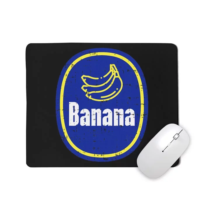 Banana Sticker Funny Fruit Lazy Diy Easy Halloween Costume Mousepad