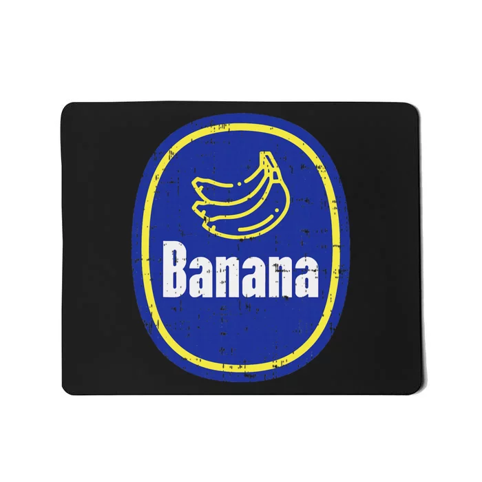 Banana Sticker Funny Fruit Lazy Diy Easy Halloween Costume Mousepad