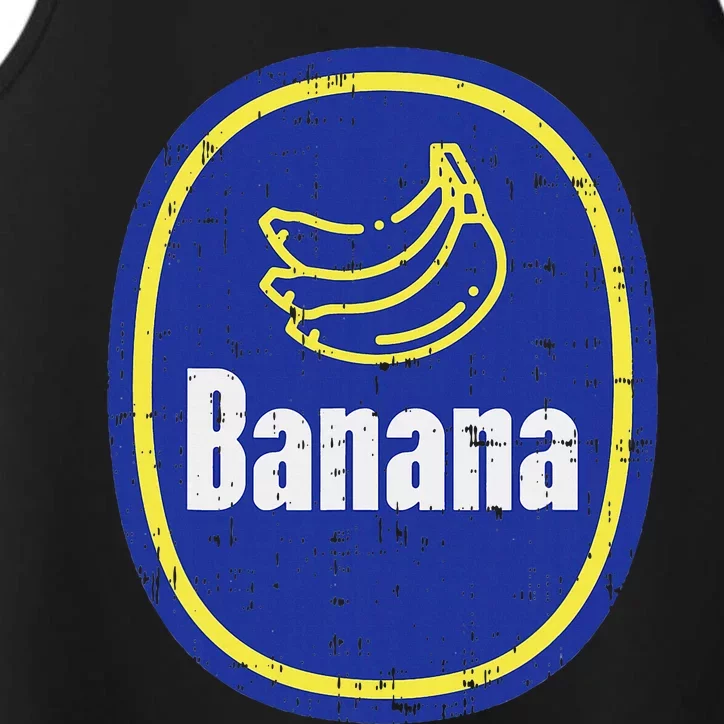 Banana Sticker Funny Fruit Lazy Diy Easy Halloween Costume Performance Tank