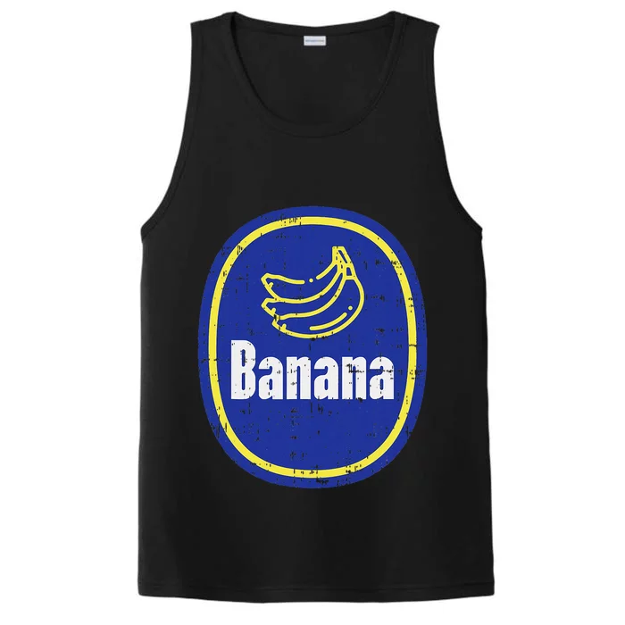 Banana Sticker Funny Fruit Lazy Diy Easy Halloween Costume Performance Tank