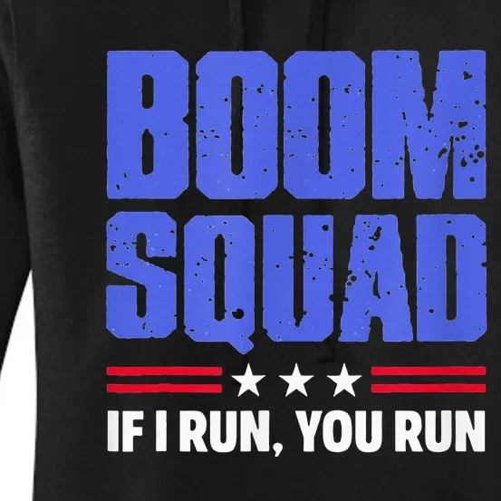 BOOM SQUAD Fireworks Director 4th of July Gift Women's Pullover Hoodie