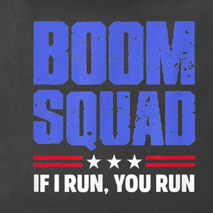 BOOM SQUAD Fireworks Director 4th of July Gift Zip Tote Bag