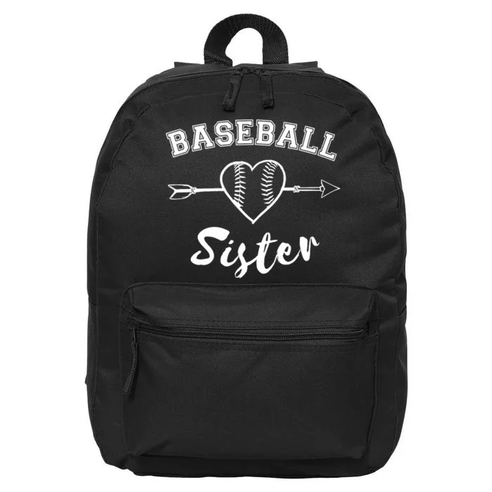 Baseball Sister Family 16 in Basic Backpack