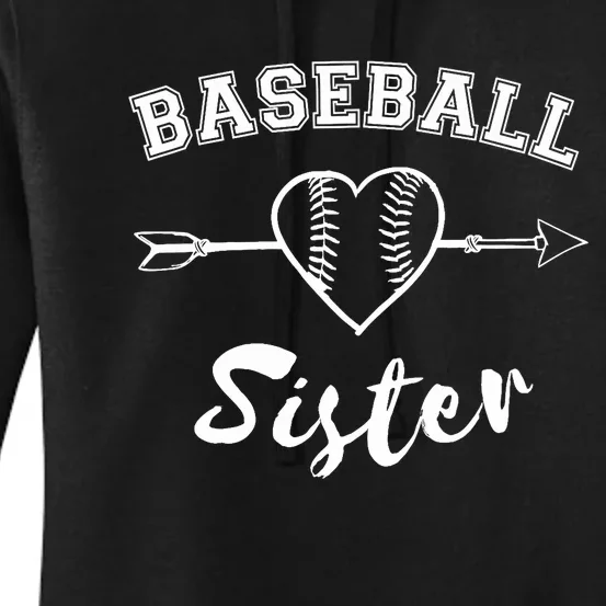 Baseball Sister Family Women's Pullover Hoodie