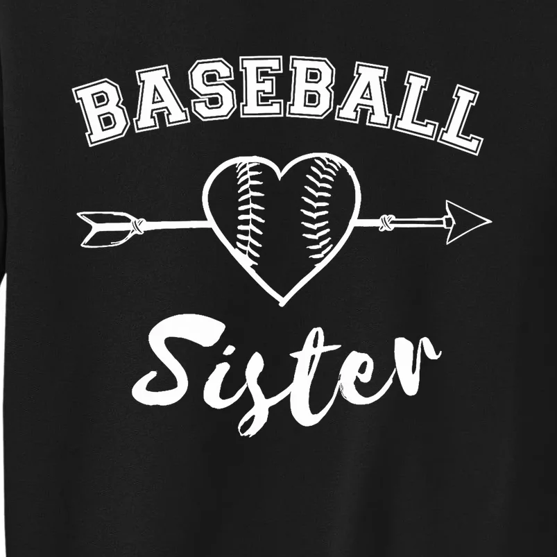 Baseball Sister Family Tall Sweatshirt