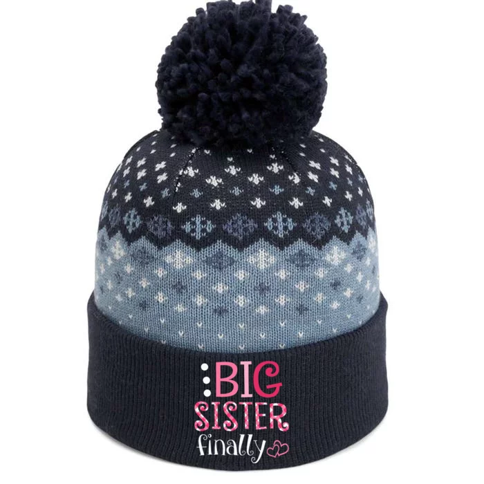 Big Sister Finally Pregnancy Announcement The Baniff Cuffed Pom Beanie