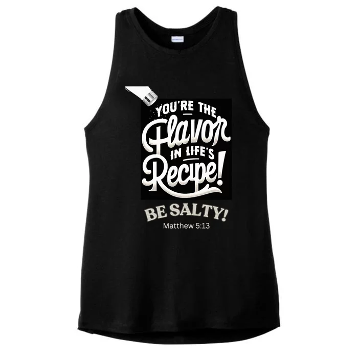 Be Salty Flavor Ladies Tri-Blend Wicking Tank