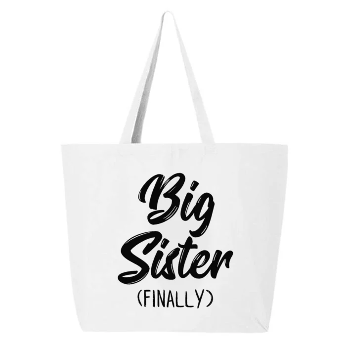 Big Sister Finally Toddlers Big Sister 25L Jumbo Tote