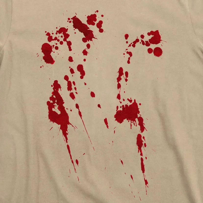 Blood Stains Funny Spooky Halloween Costume Women T-Shirt