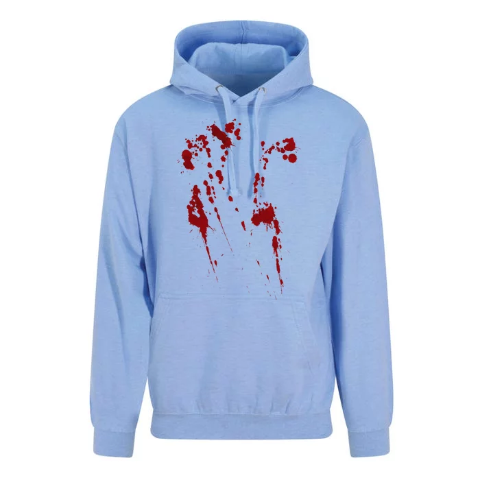 Blood Stains Funny Spooky Halloween Costume Women Unisex Surf Hoodie