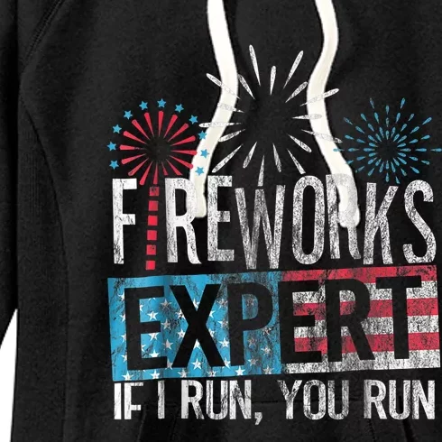 Boom Squad Fireworks Director 4th Of July Gift Women's Fleece Hoodie