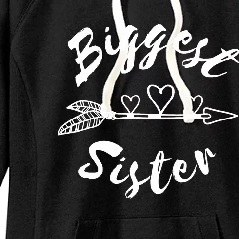 Biggest Sister Family Gift Women's Fleece Hoodie