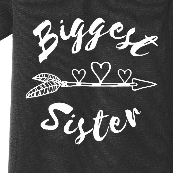 Biggest Sister Family Gift Baby Bodysuit