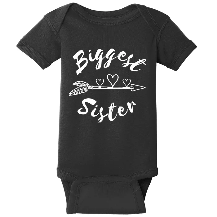 Biggest Sister Family Gift Baby Bodysuit