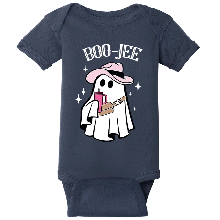 BooJee Stanley Funny Halloween Tumbler Inspired Ghost Baby Bodysuit